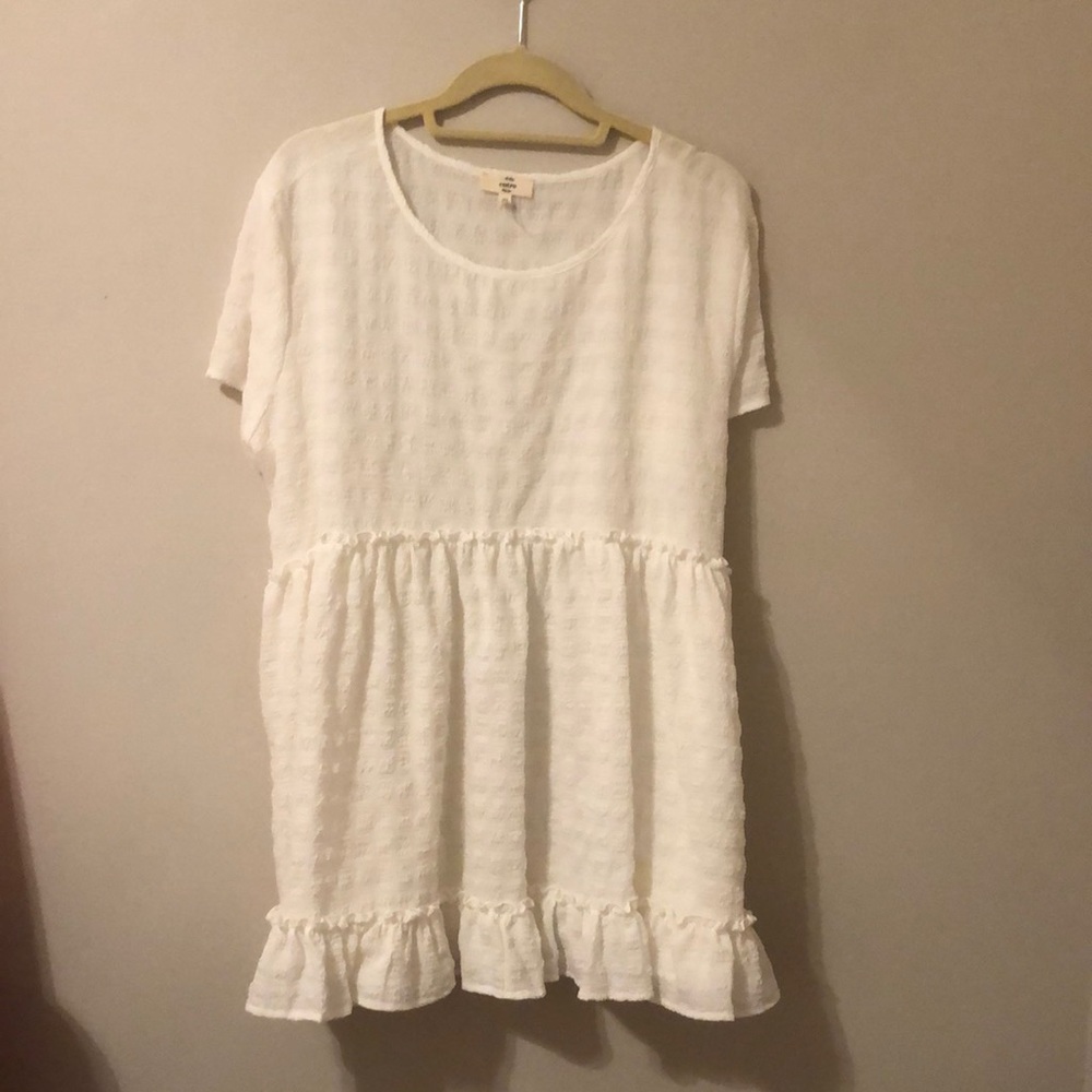 ENTRO - White/Cream/Ivory Top